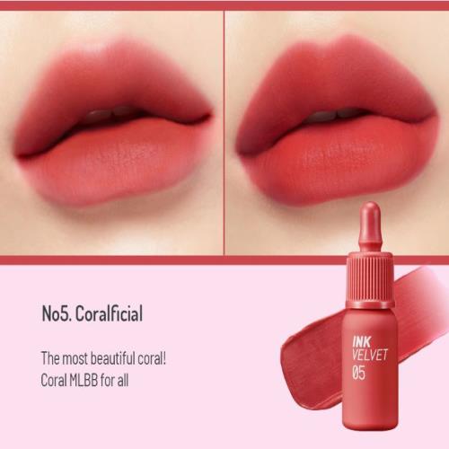 [Peripera] New Ink The Velvet (AD) 4g #05 CORALFICIAL